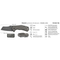 Fox Knives ITALICO schapenvoetzakmes M390 staal tactisch compact opvouwbaar