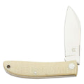 Fox Knives LIVRI Vouwzakmes 61 HRC M390 staal Schapenpootvorm micarta