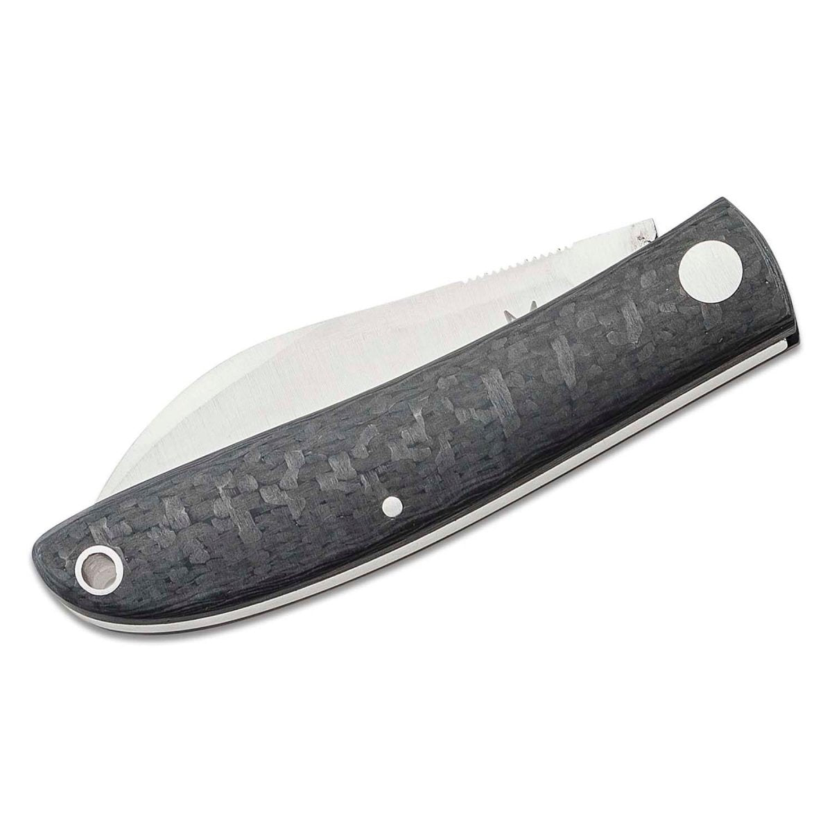 Fox Knives LIVRI Zakmes opvouwbaar Schapenpootvorm 61 HRC M390 staal carbon