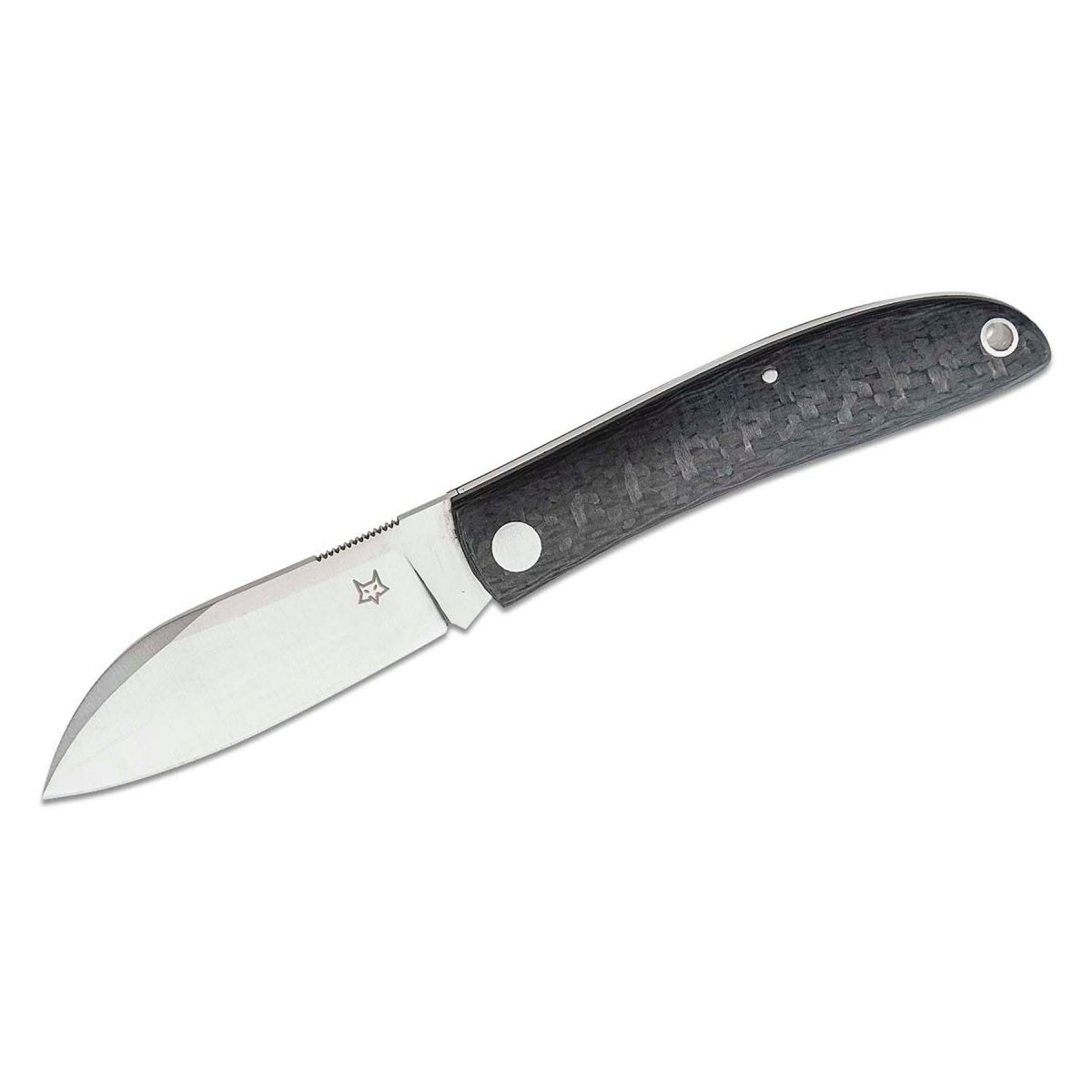Fox Knives LIVRI Zakmes opvouwbaar Schapenpootvorm 61 HRC M390 staal carbon
