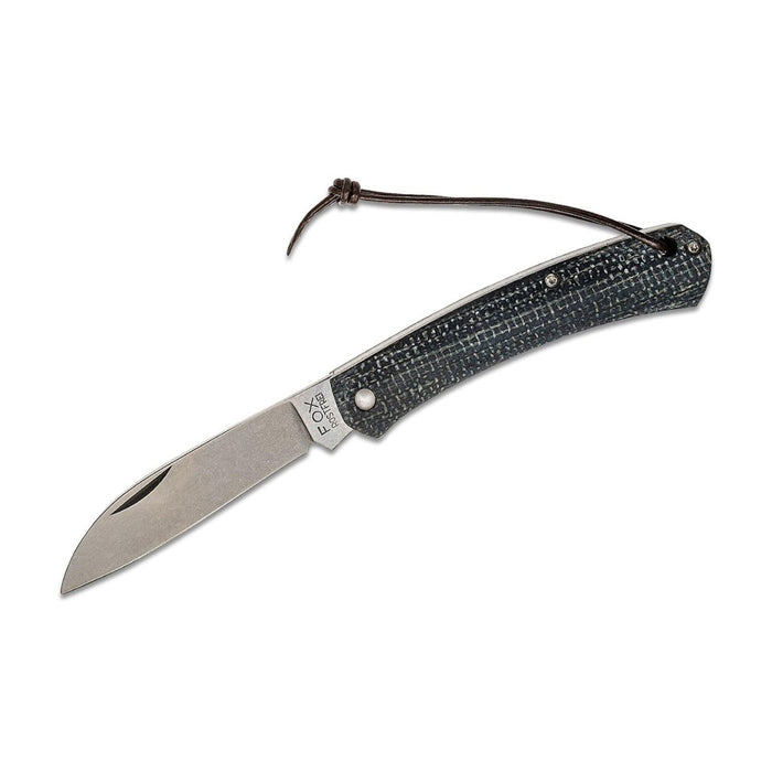 Fox Knives NAUTA compact zakmes tactisch 420C staal vouwgereedschap micarta - GoMilitar