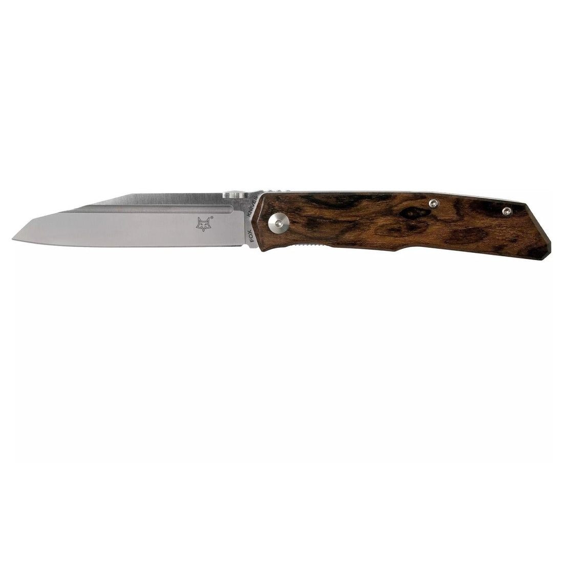 Fox Knives Terzuola Design herenzakmes met gesatineerd ziricote handvat
