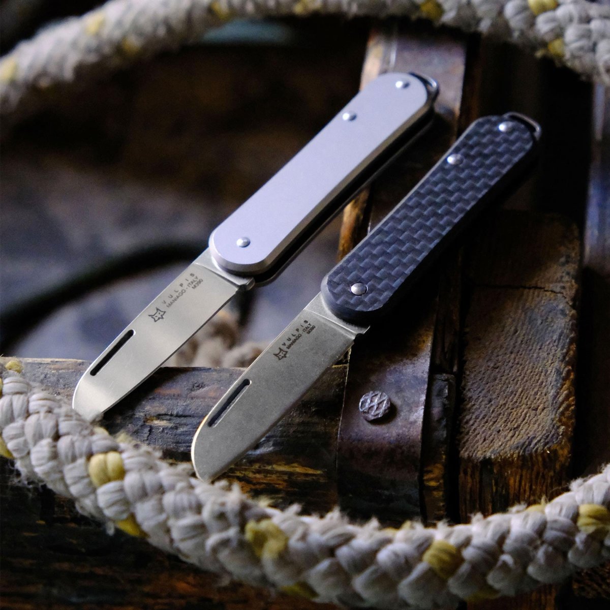 Fox Knives VULPIS FX-VP108 OR Vouwzakmes RVS N690Co Oranje