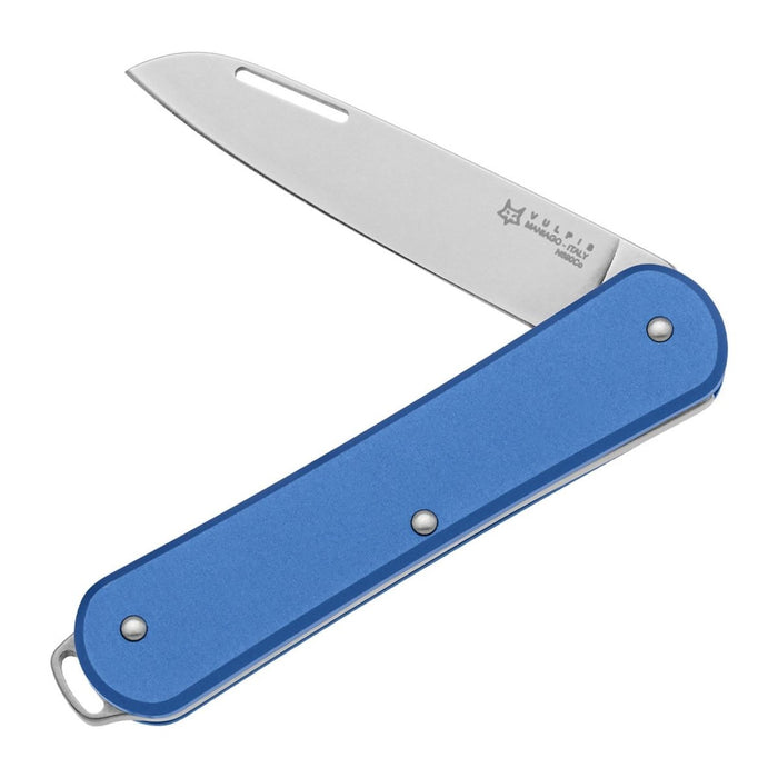Fox Knives VULPIS FX - VP130 SB Opvouwbaar zakmes RVS N690Co Blauw - GoMilitar