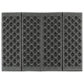 FoX Outdoor Thermisch Zitkussen Opvouwbaar Antislip Isolerende Campingmat Zwart