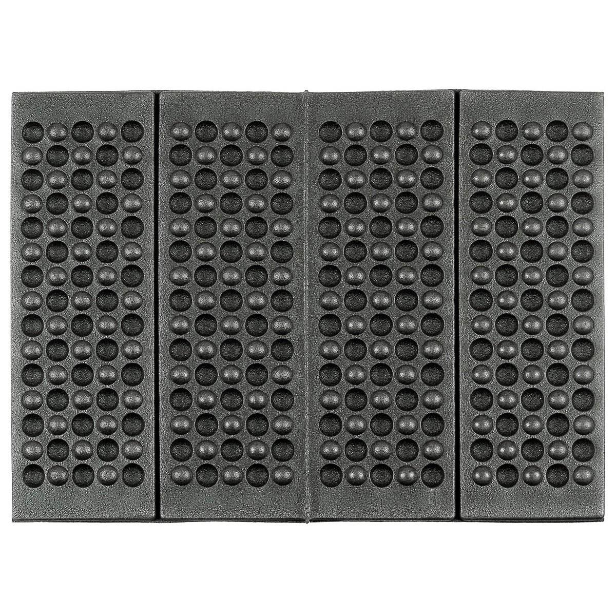 FoX Outdoor Thermisch Zitkussen Opvouwbaar Antislip Isolerende Campingmat Zwart