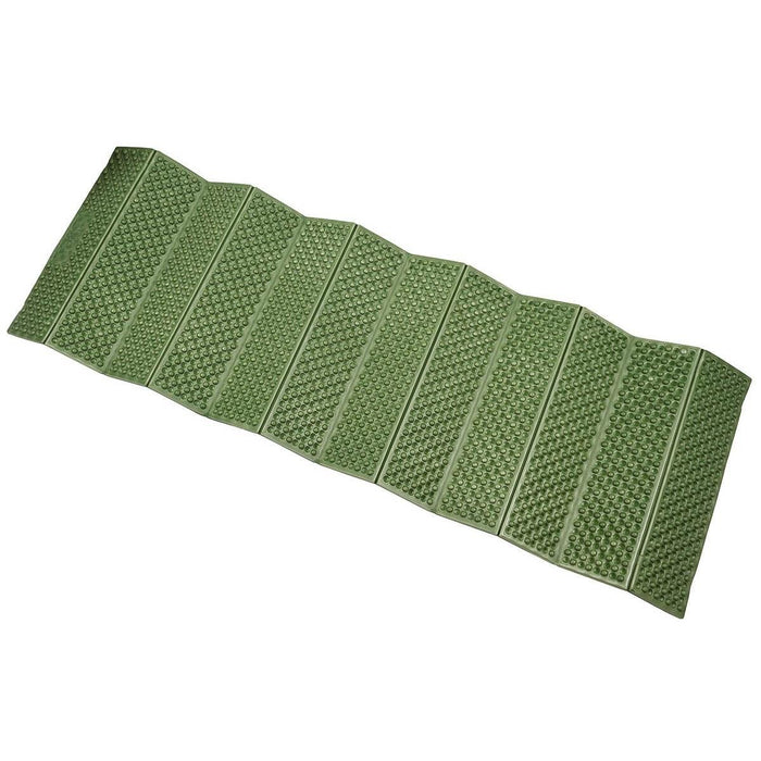 FoX Outdoor Thermal Sleeping Pad Foldable Lightweight Camping Mat Olive - GoMilitar
