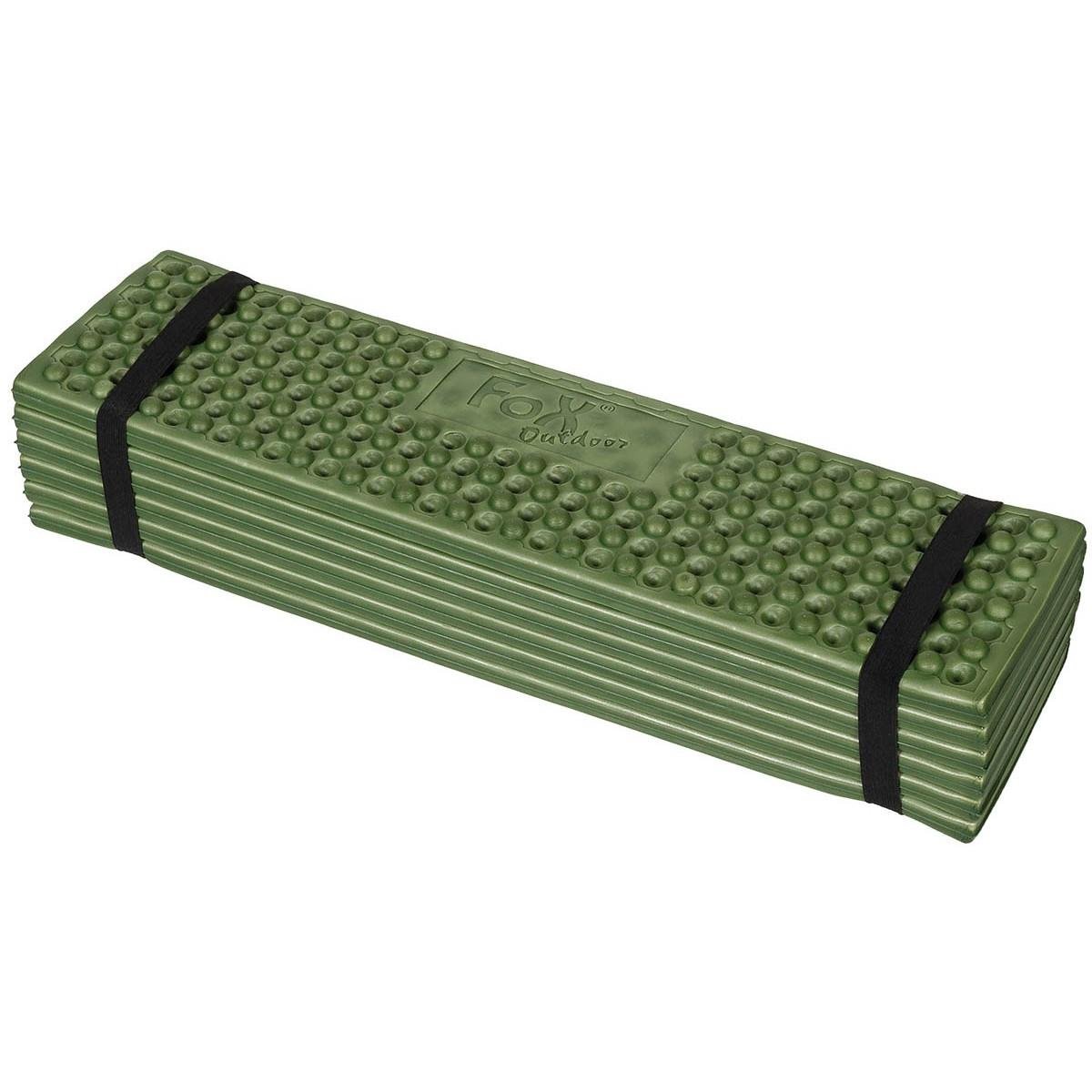 FoX Tapis de couchage thermique extérieur pliable et léger, tapis de camping, olive