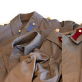 Véritable manteau de l'armée autrichienne, trench-coat militaire, veste longue grise