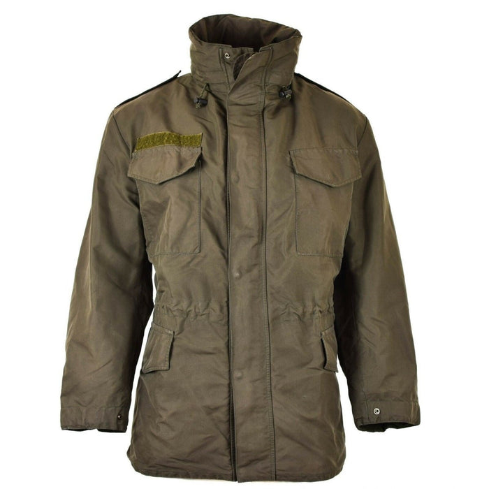 Genuine Austrian army combat M65 jacket GoreTex military olive Parka waterproof - GoMilitar