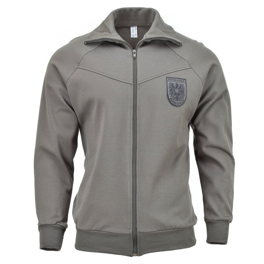 Echte Oostenrijkse legerjack Sports tracksuit track Gray Militair Surplus Nieuw
