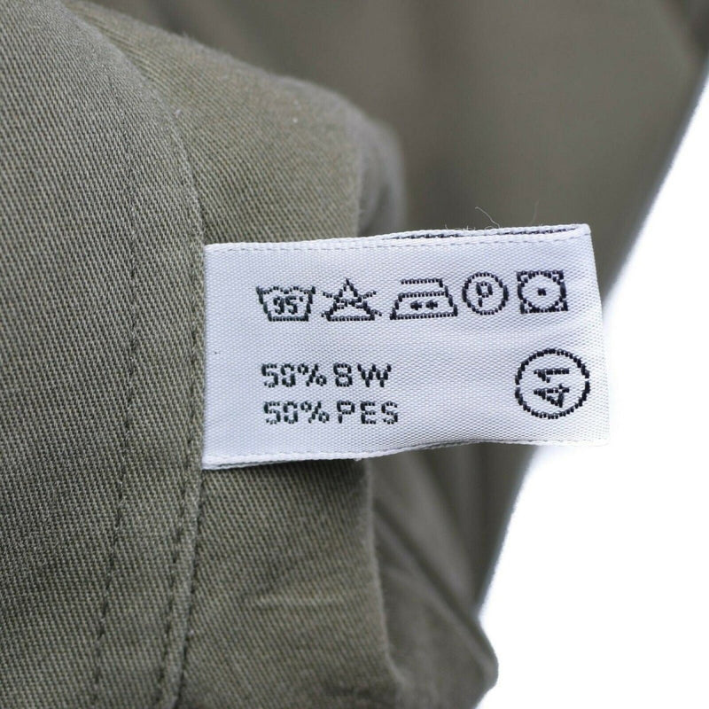 Genuine Austrian army shirt M65 O.D Military combat Short sleeve Olive BDU - GoMilitar