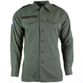 Echt Oostenrijkse legerhirt od olive militaire gevechten lange mouw tropic bdu nieuw