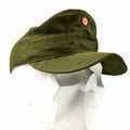 Casquette de combat authentique des troupes excédentaires militaires autrichiennes olive OD Austria