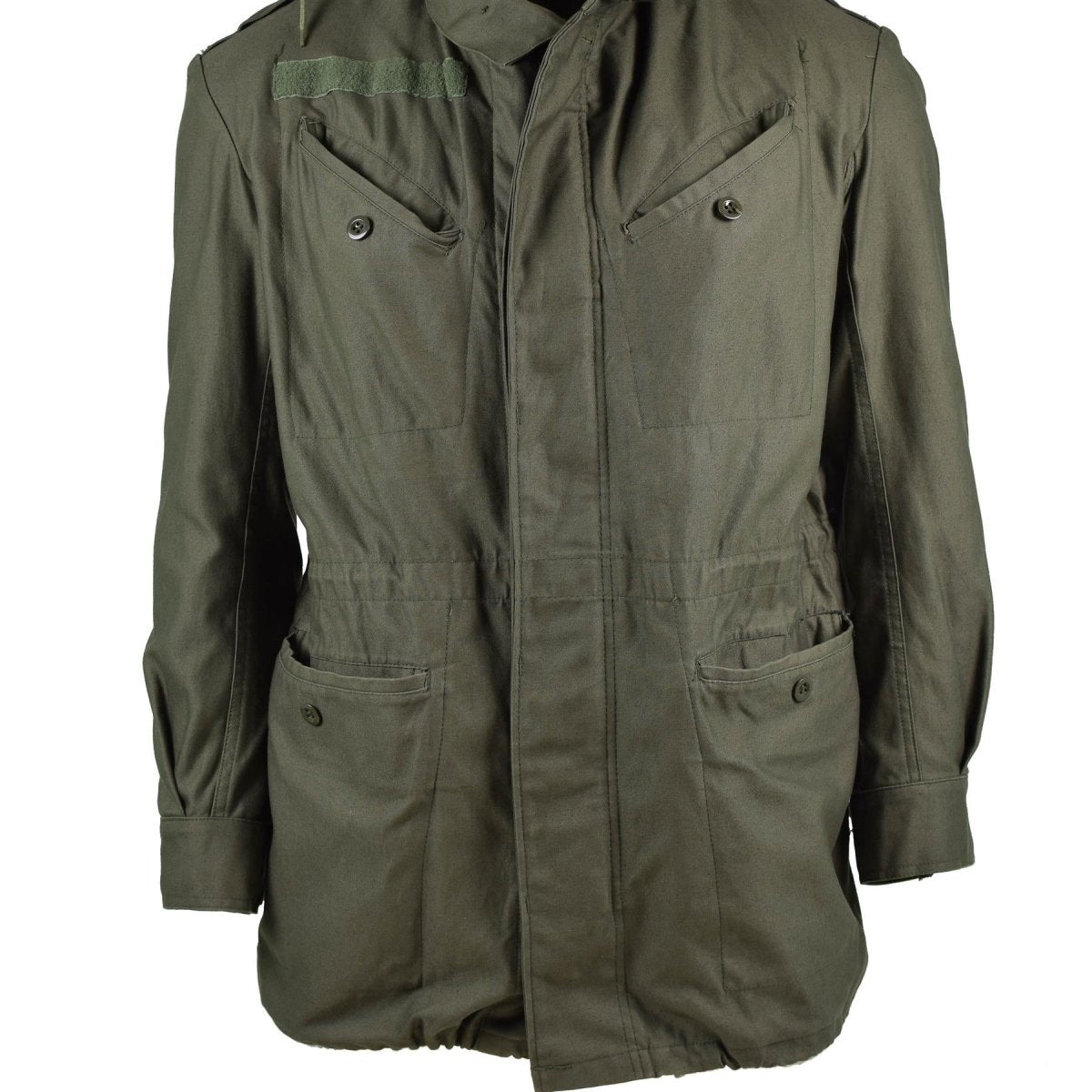 Echte Belgische legerveldjack M64 Militair katoen waterdichte parka olijf nieuw