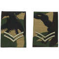 Echte Britse leger schouderlussen doek korporaal militaire insignes dpm camo