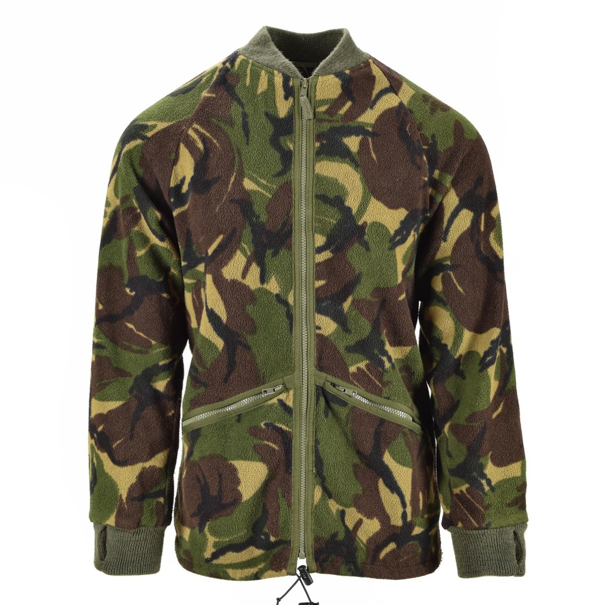 Véritable cardigan britannique Army Thermal Jacket Fleece DPM Camo Jumper hommes zippés