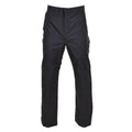 Pantalon de pluie d'extérieur imperméable de la police métropolitaine britannique authentique noir