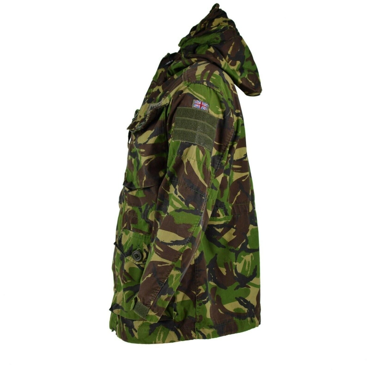 Echte Britse militaire gevechten Smock Field Jacket Hooded Winddicht DPM Camo