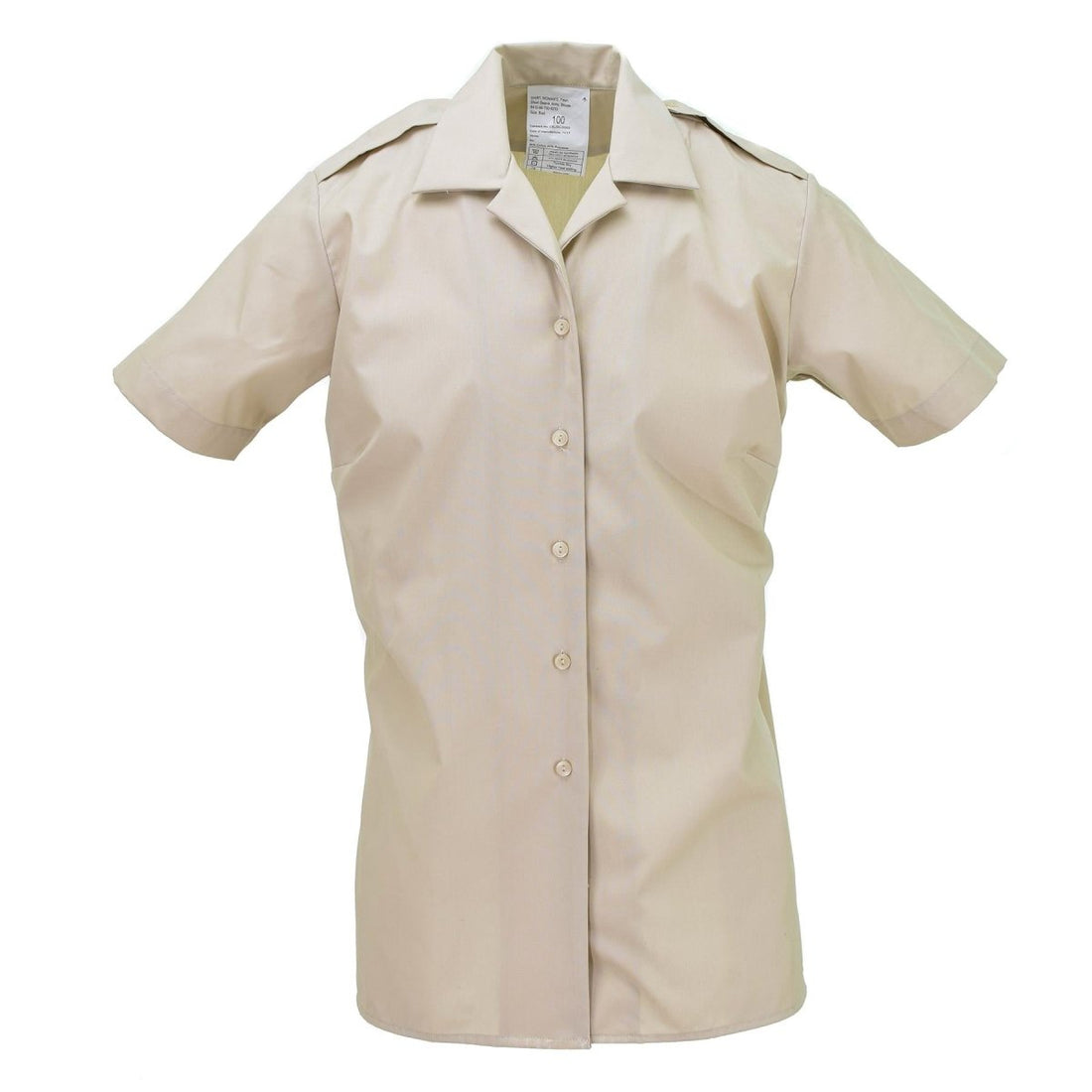 Chemisier militaire britannique authentique pour femme, robe formelle kaki, chemises militaires pour femmes, NEUF