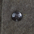 VESTE DE L'ARMÉE BULGARE AUTHENTIQUE EN LAINE UNIFORME DE SURPLUS MILITAIRE GRIS-MARRON
