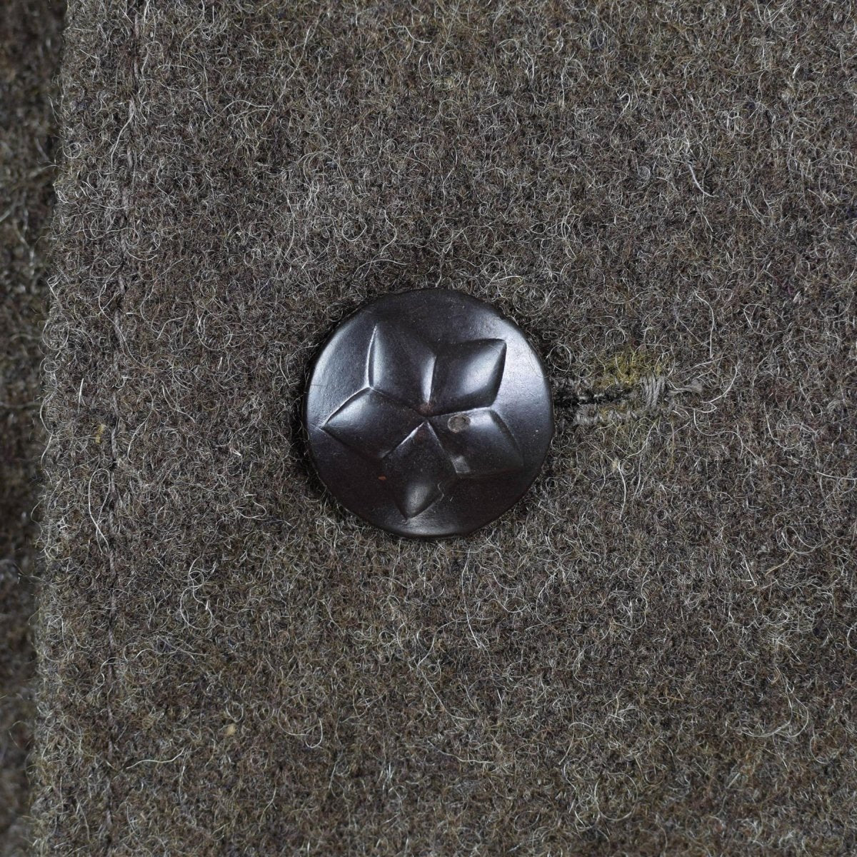 VESTE DE L'ARMÉE BULGARE AUTHENTIQUE EN LAINE UNIFORME DE SURPLUS MILITAIRE GRIS-MARRON
