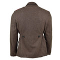 VESTE DE L'ARMÉE BULGARE AUTHENTIQUE EN LAINE UNIFORME DE SURPLUS MILITAIRE GRIS-MARRON