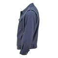 Echt Tsjechisch leger blauwe blouson zilveren knoppen casual militaire blouse jacket nieuw