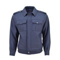 Echt Tsjechisch leger blauwe blouson zilveren knoppen casual militaire blouse jacket nieuw