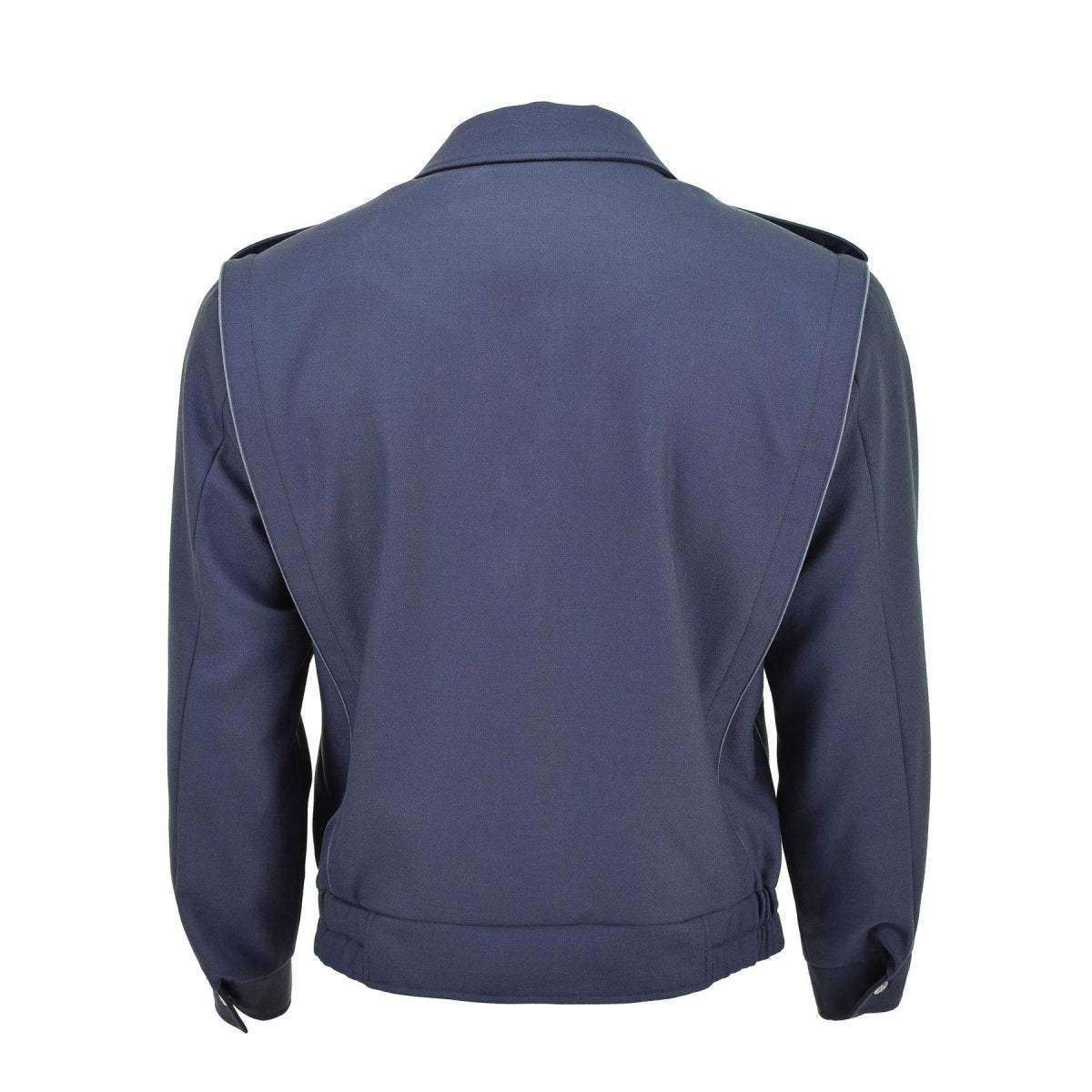 Echt Tsjechisch leger blauwe blouson zilveren knoppen casual militaire blouse jacket nieuw