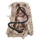 Czech Army CZ95 desert camouflage hydration backpack with 3-liter capacity and adjustable straps for comfortable fit