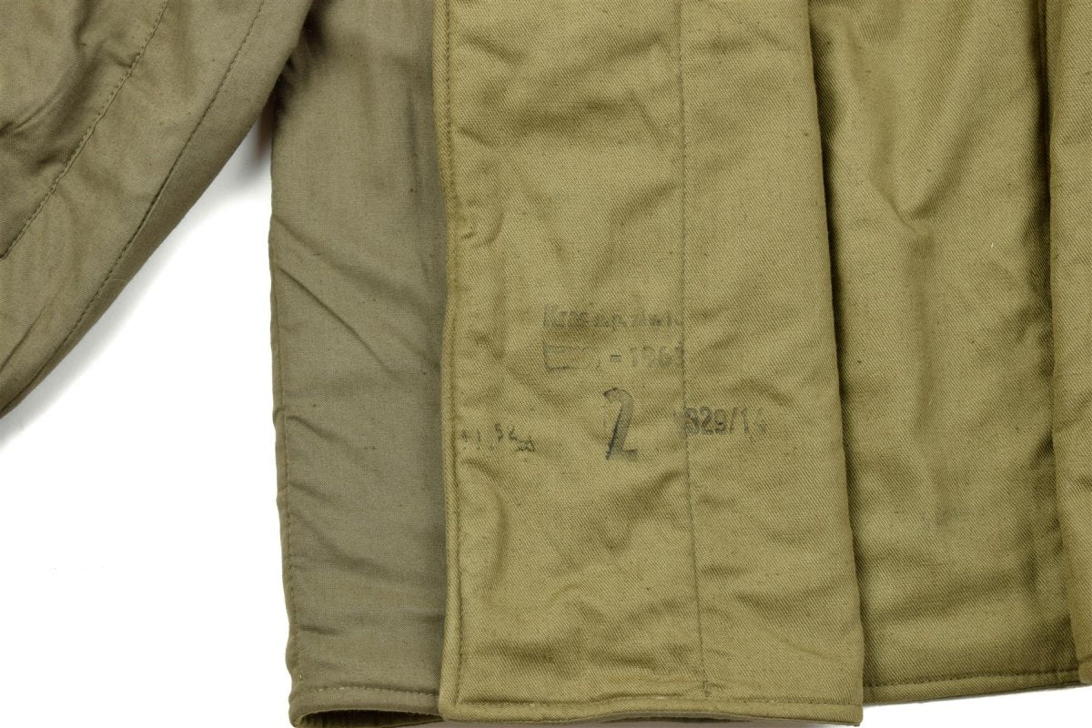 Veste matelassée authentique de l'armée tchèque M60, doublure thermique, surplus militaire, NEUF
