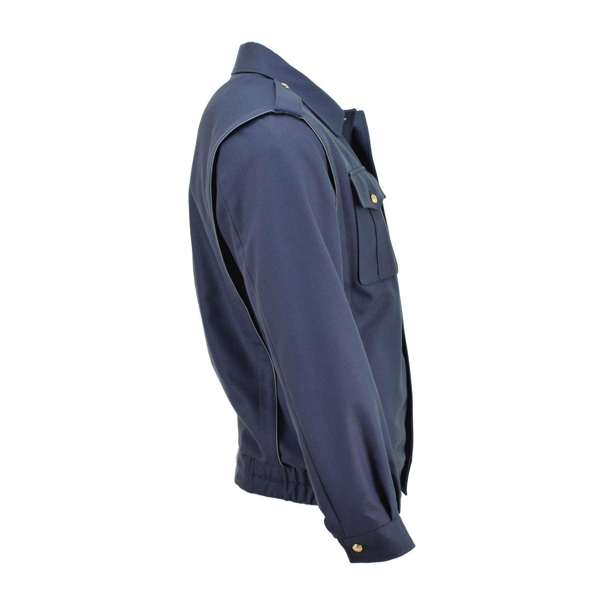 Echt Tsjechisch militair blauwe blouse jas Golden Knopen Casual Army Blouson Nieuw