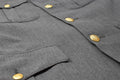 Veste d'uniforme danoise authentique, uniforme militaire gris de l'armée, tenue d'officier