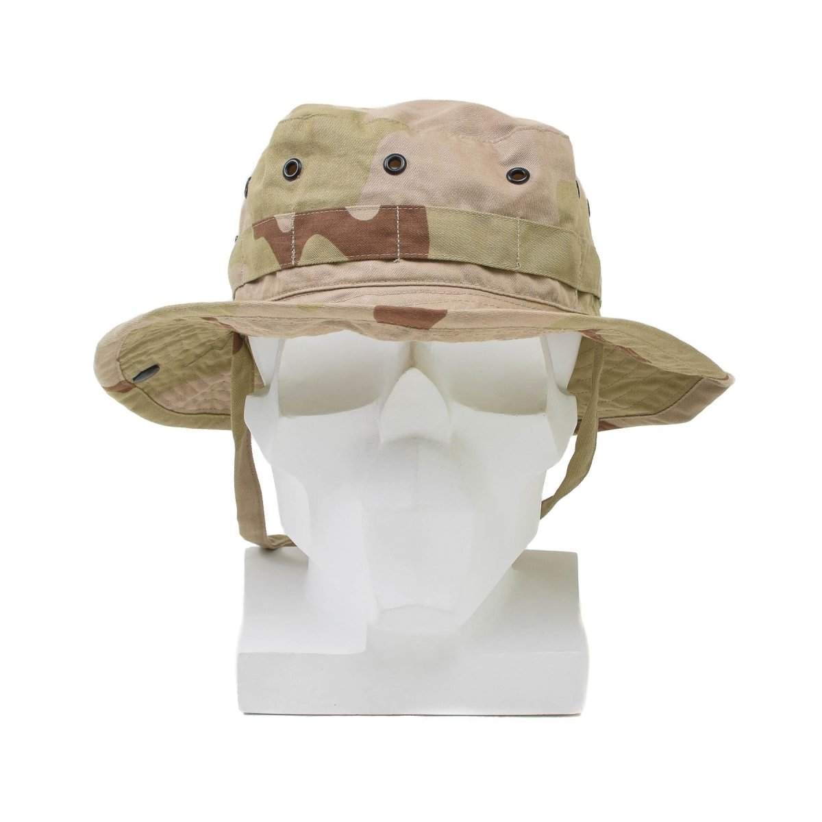 Véritable chapeau de brousse de l'armée néerlandaise DPM, casquette de camouflage du désert, chapeau d'été à large bord