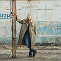 Véritable manteau de l'armée hollandaise Trench-coat long kaki avec doublure NEUF