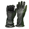 Véritables gants de combat de l'armée néerlandaise en cuir et fibre d'aramide AirForce militaire Nomex OD