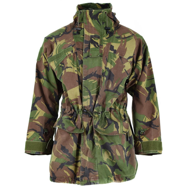 Véritable veste de combat de l'armée néerlandaise DPM goretex imperméable camouflage surplus parka