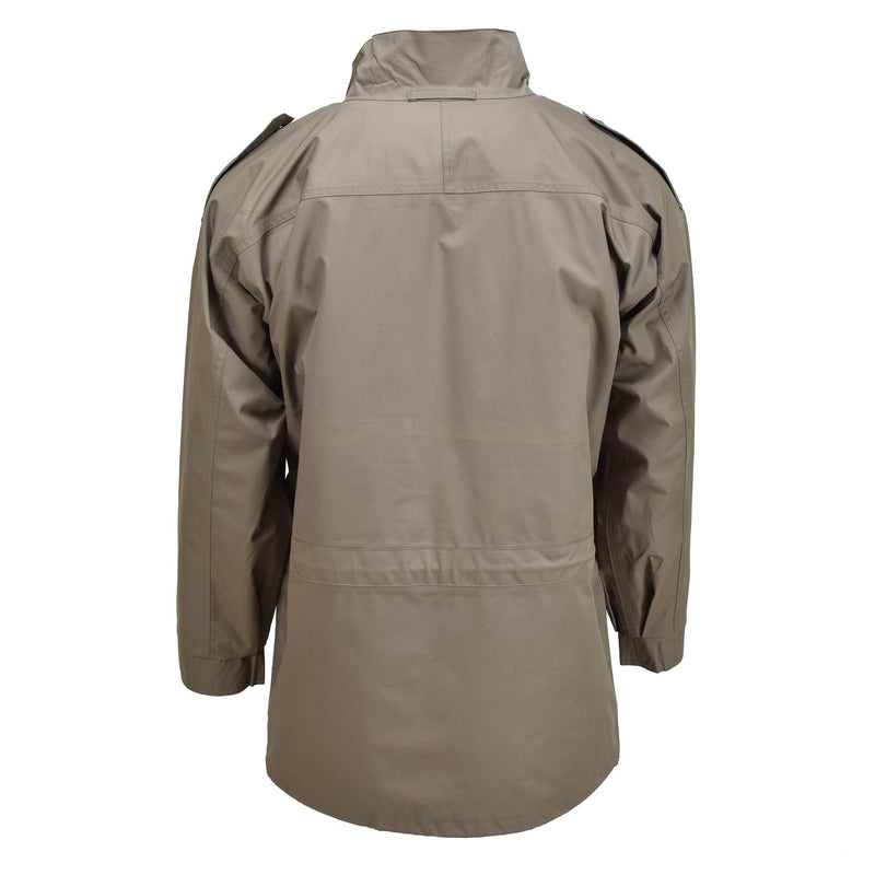 Genuine Dutch army parka with liner OD green coat men officer jacket Khaki NEW - GoMilitar
