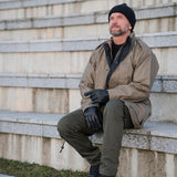 Véritable parka de l'armée néerlandaise avec doublure OD manteau vert veste d'officier pour homme Kaki NEUF