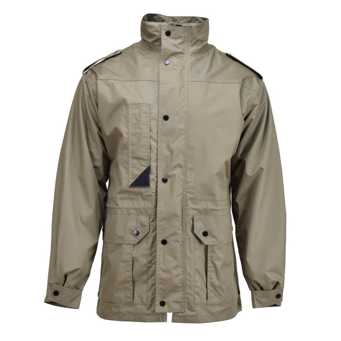 Véritable parka de l'armée hollandaise avec doublure veste manteau d'officier Poches boutonnées kaki - GoMilitar