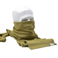 Echt Nederlands leger sjaal kaki militair surplus nek buis merino wol katoen nieuw