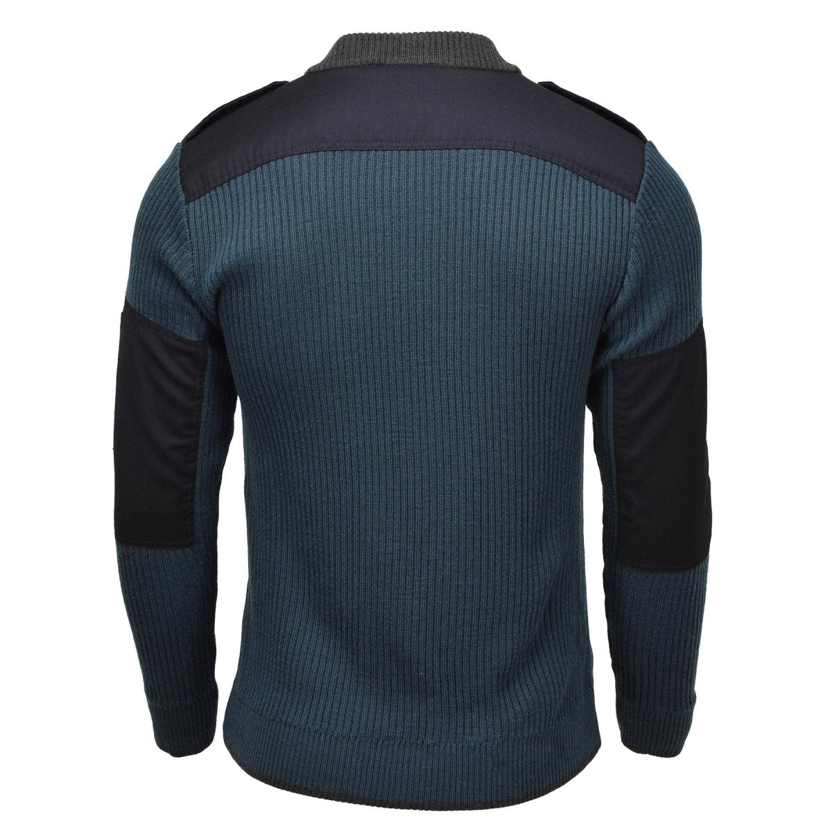 Echte Nederlandse militaire pullover RIB Gebreide koudweer blauw actieve wear trui