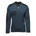 Echte Nederlandse militaire pullover RIB Gebreide koudweer blauw actieve wear trui