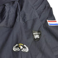 Combinaison de travail de protection de la marine néerlandaise authentique, combinaison de l'armée, combinaison bleue