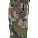 Close-up of Genuine French Army FELIN CCE camo combat pants with ripstop fabric and cargo pocket detail.