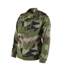 french f2 combat jacket in ce woodland camouflage pattern