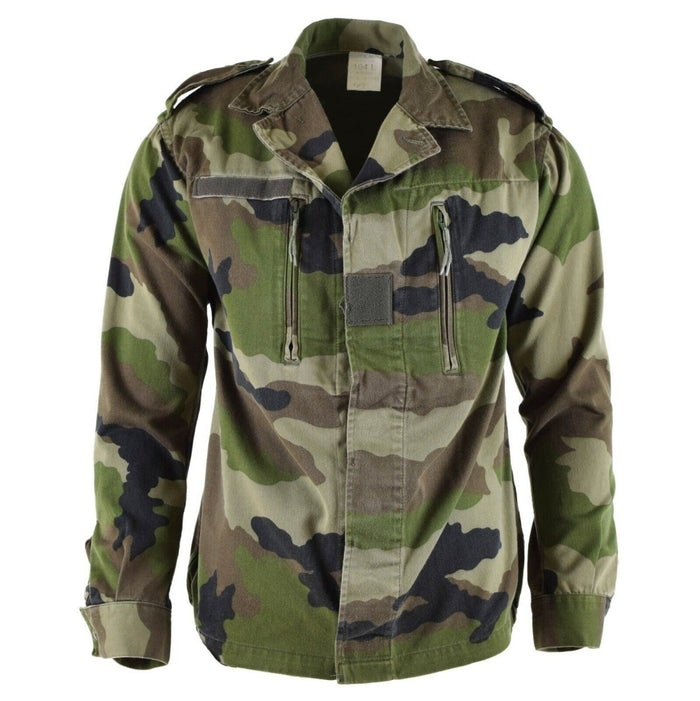 Véritable veste de combat F2 de l'armée française fatigue CE camo surplus militaire - GoMilitar