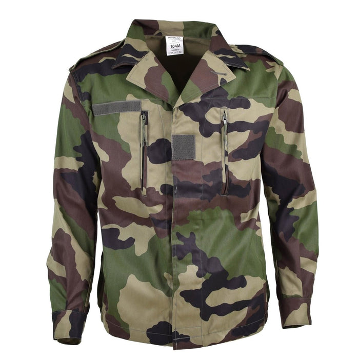 Véritable veste de combat F2 de l'armée française fatigue CE camo militaire - issue surplus NEUF - GoMilitar