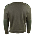 Echte Franse leger trui olijfcommando militaire mannen pullover ronde nek nieuw